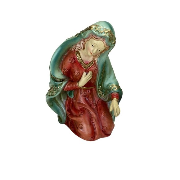 Vintage Ceramic Nativity Set Figurines Family Christmas Decor - Picture 5 of 10